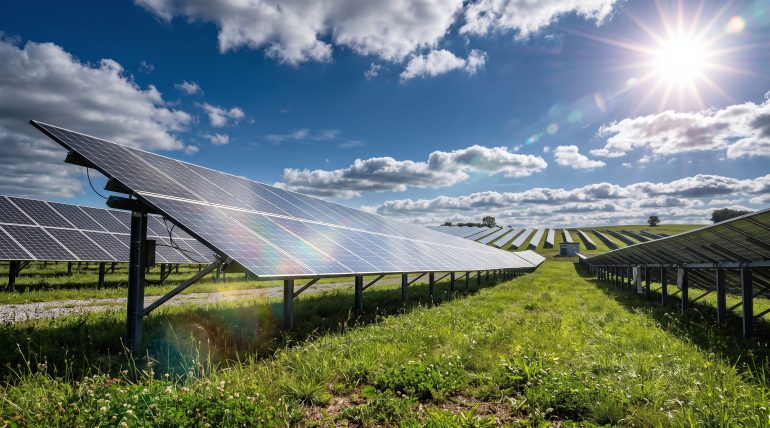 Fabrika çatısındaki güneş enerjisi santralinin 2026 yatırım geri dönüş hesabını gösteren finansal analiz ekranı